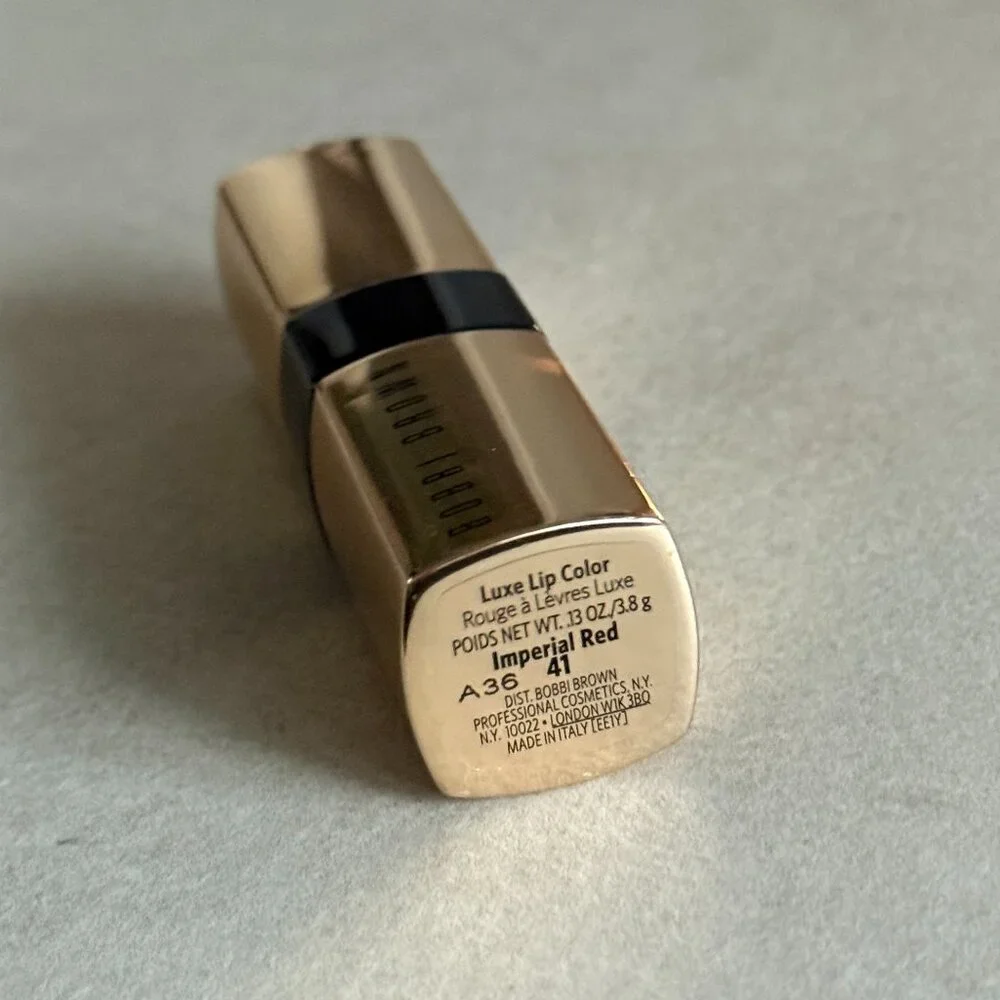 Bobbi Brown Luxe Lip Color Imperial Red 41 Full Size New